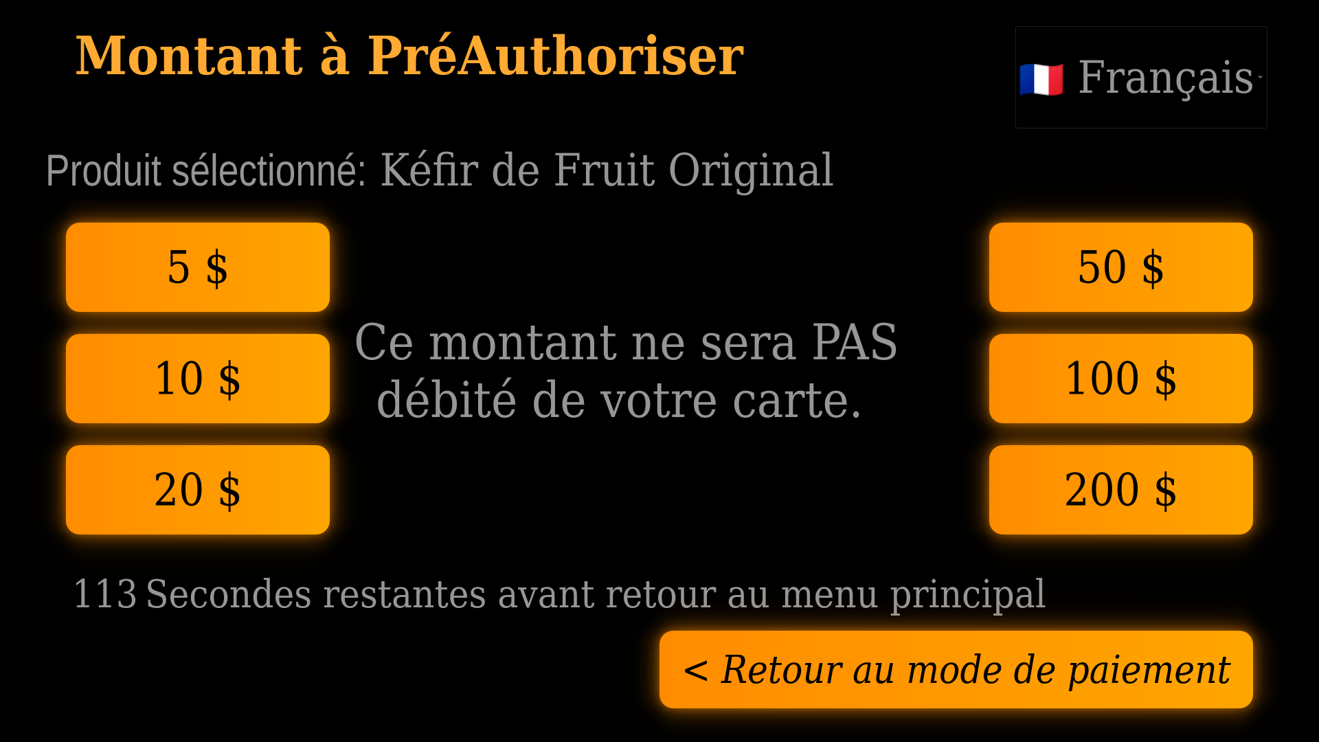 Écran interface 3