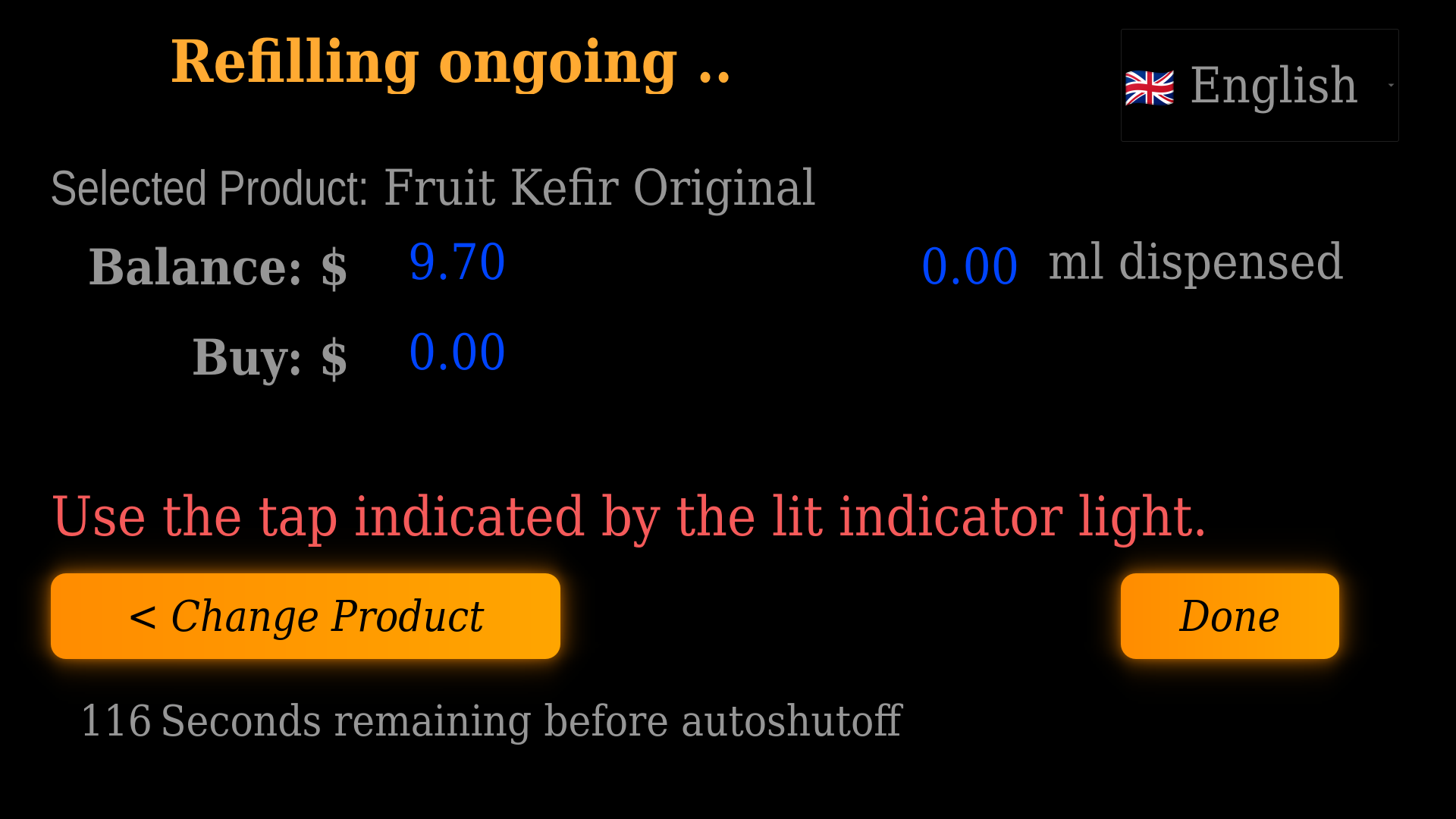 Interface screen 5